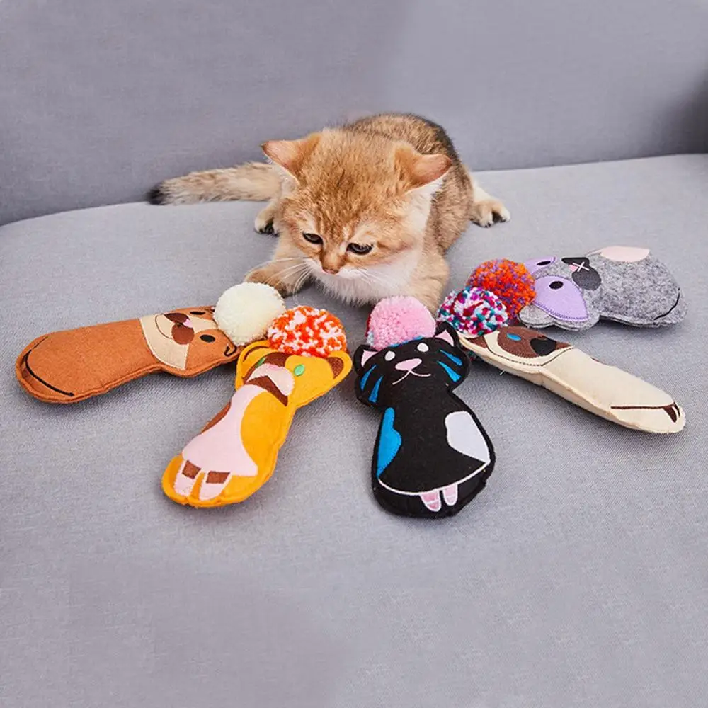 

Cat Toys Cats Catnip Playing Chewing Teeth Cleaning Interactive Plush Toy Scratch Pet Catnip Teeth Grinding Chew Toys 2020