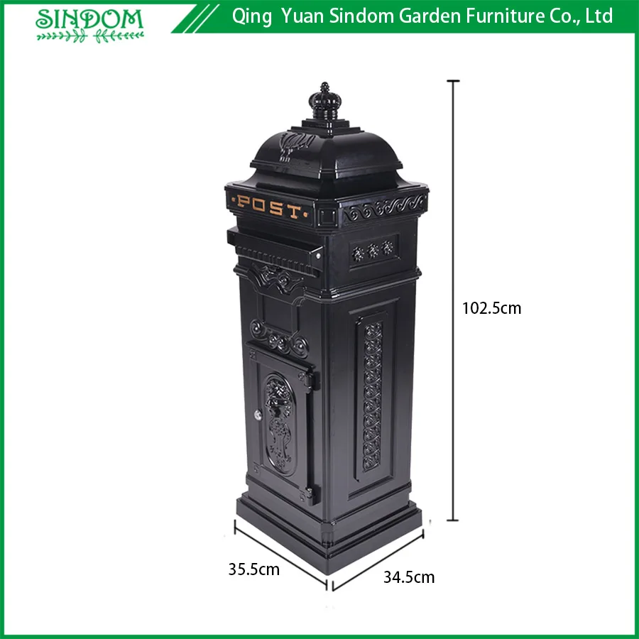 Rural Garden Villa Letter Box Mailbox Outdoor Street Mailboxes for Apartment