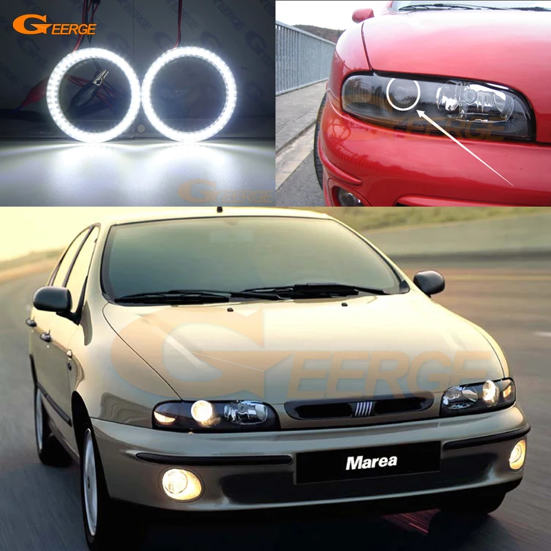 Для Fiat Marea 185 1996 2002 светодиодный светильник для прожектора отличный ультра яркий