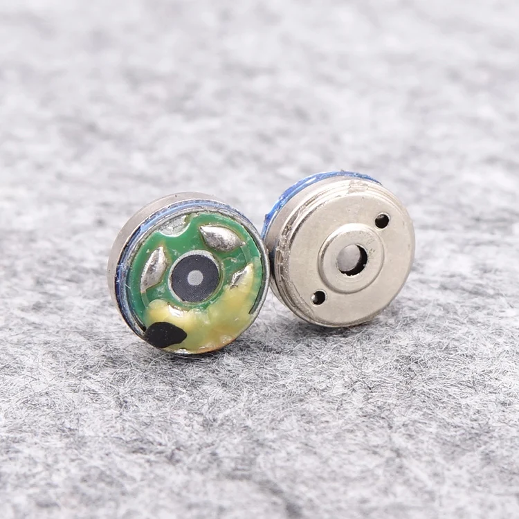 Audiophile Headphone Speaker 10mm Strong Magnetic Unit Subwoofer 10MM Headphone Shell DIY Ring Iron Headphone Speaker