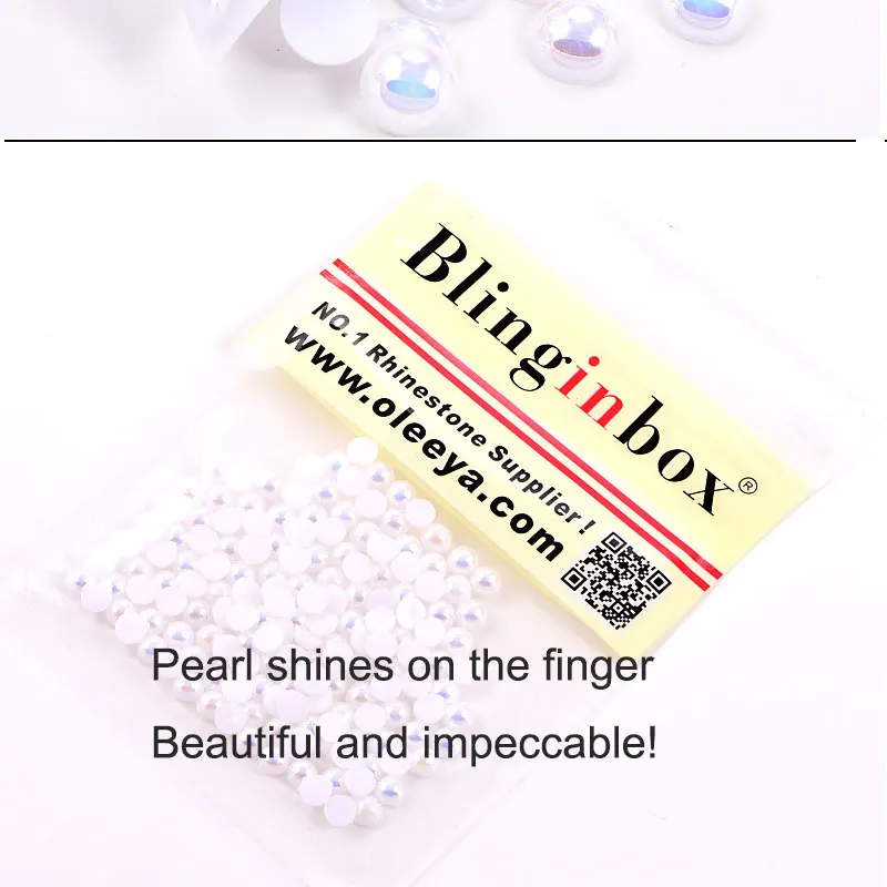 Промо-акция! Несколько размеров кристаллический искусственный жемчуг полукруглый жемчуг Flatback жемчужные бусины использовать для украшения ногтей DIY H0999