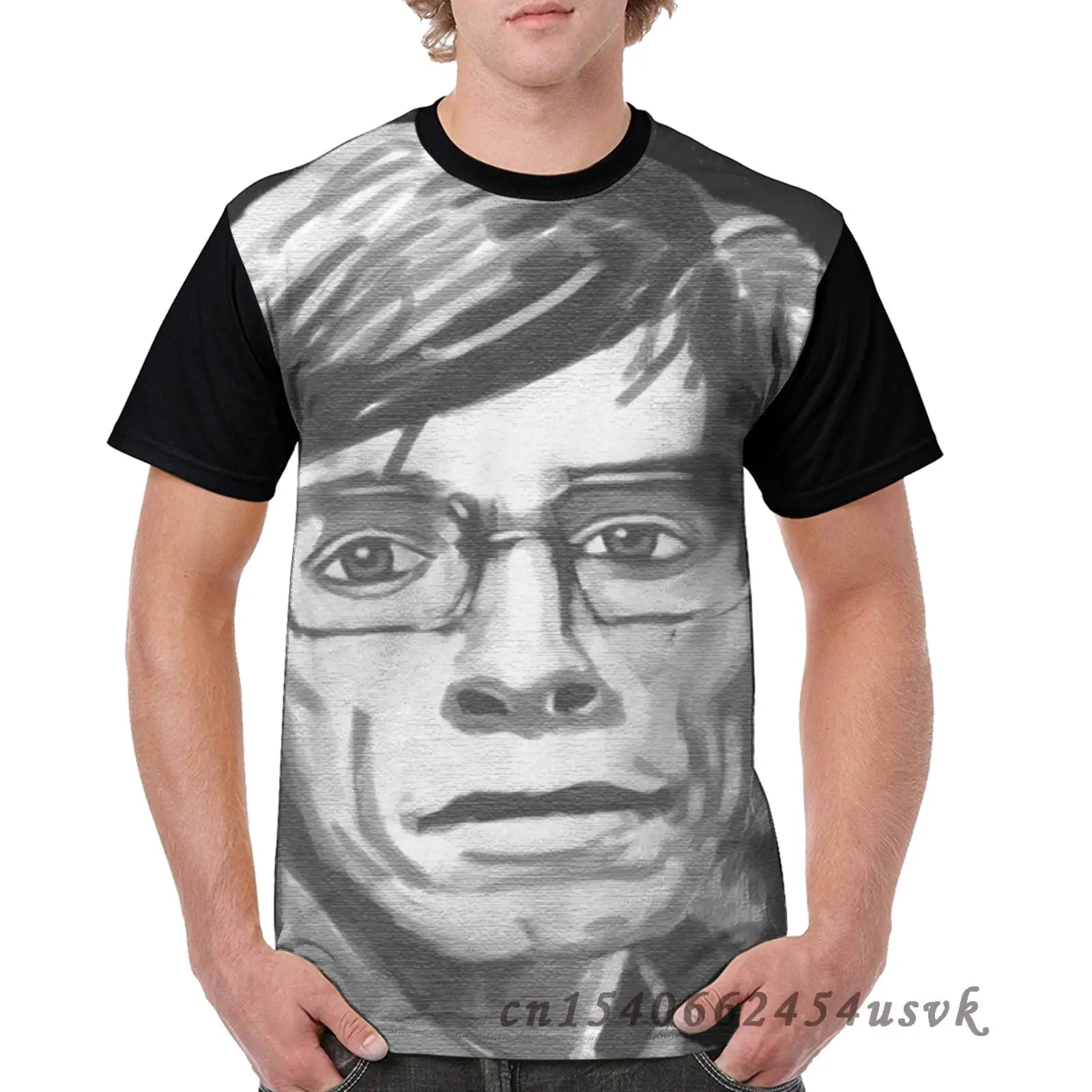 Funny Family Matching Clothes Stephen Hawking Men Tshirt All Over Print Women T-Shirt Child Short Sleeve Tops Tee | Мужская одежда