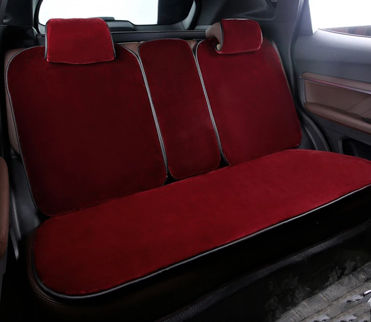 O SHI CAR Искусственная плюшевая подушка для сиденья согревает зимой чехол на автомобильное сиденье коврики автомобильное украшение интерьера