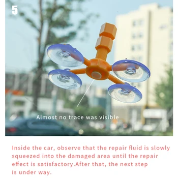 

Pressure cylinder Windshield Repair Kit Repair fluid Kit Bracket Cylinder Fluid