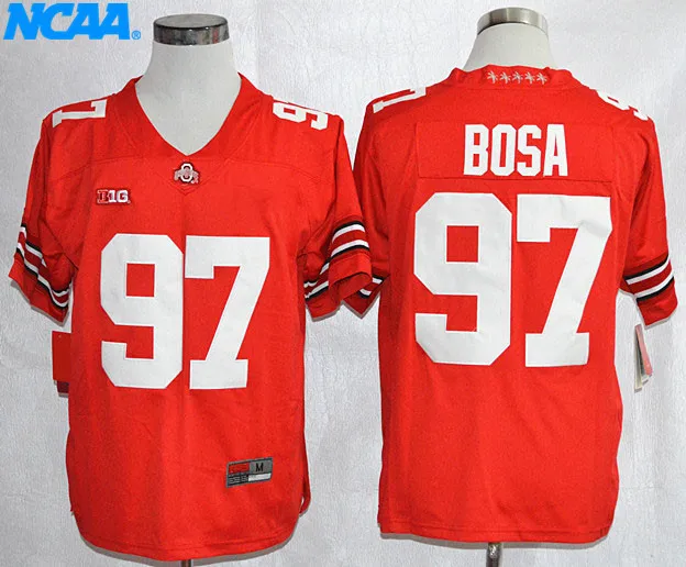 Новое поступление высокое качество Joey Bosa#97 футболка колледжа Ограниченная серия спортивный Джерси S-XXXL - Цвет: 4