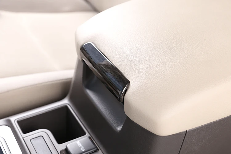 1 шт. для Toyota Land Cruiser Prado FJ150 150 2010- черный деревянный интерьер АБС-системы автомобиля подлокотник украшение с блестками аксессуары