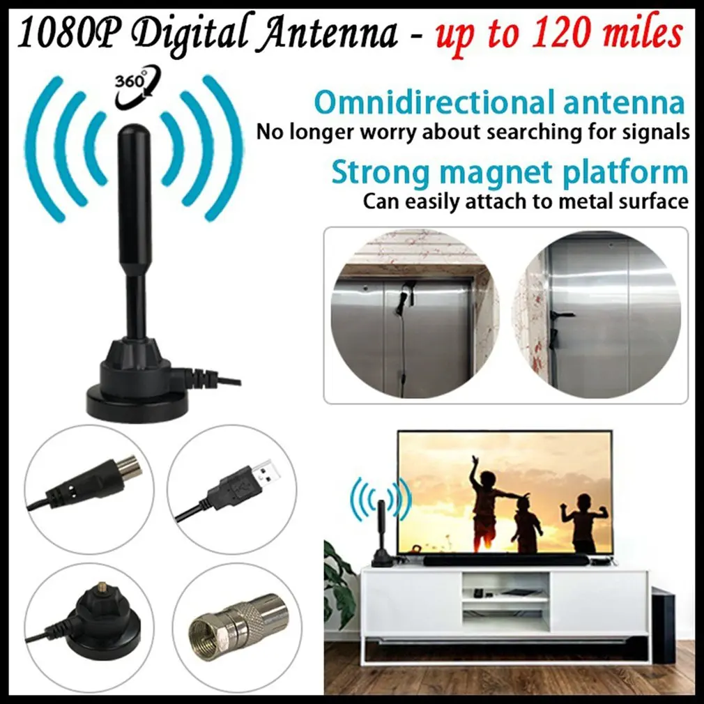 Профессиональный внутренний коэффициент усиления 30dBi цифровой DVB T/FM Freeview Антенна