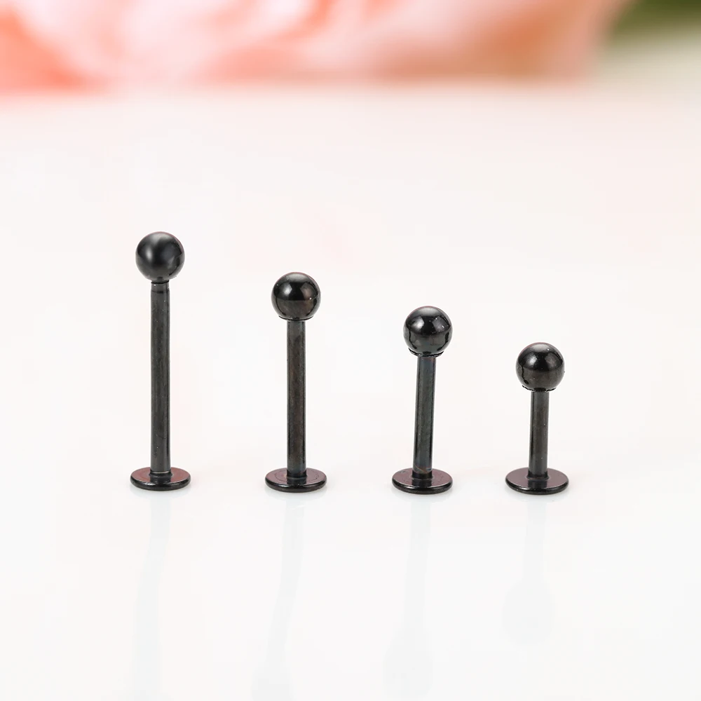 Ear Piercing Jewelry 1Pair 6-12mm Stainless Steel