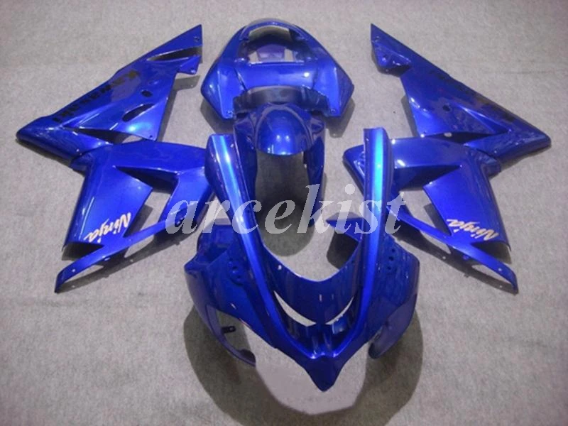 

New ABS Motorcycle Fairings kit Fit For Kawasaki Ninja ZX-10R ZX10R 2004 2005 04 05 10R bodywork set Custom bright blue