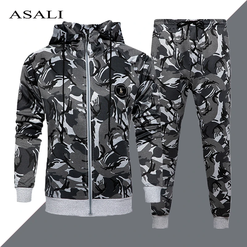 mens camo sweatsuit