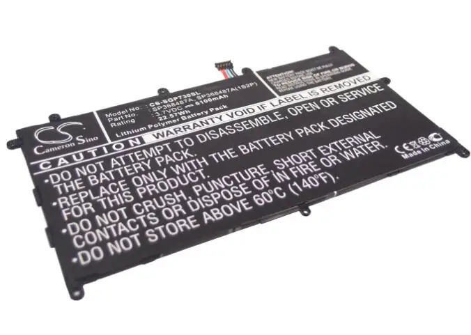 Cameron sino 6100 мА/ч, Батарея для Samsung Galaxy Tab 8,9 GT-P7300 GT-P7310 GT-P7320 SP368487A SP368487A(1S2P) планшет Батарея