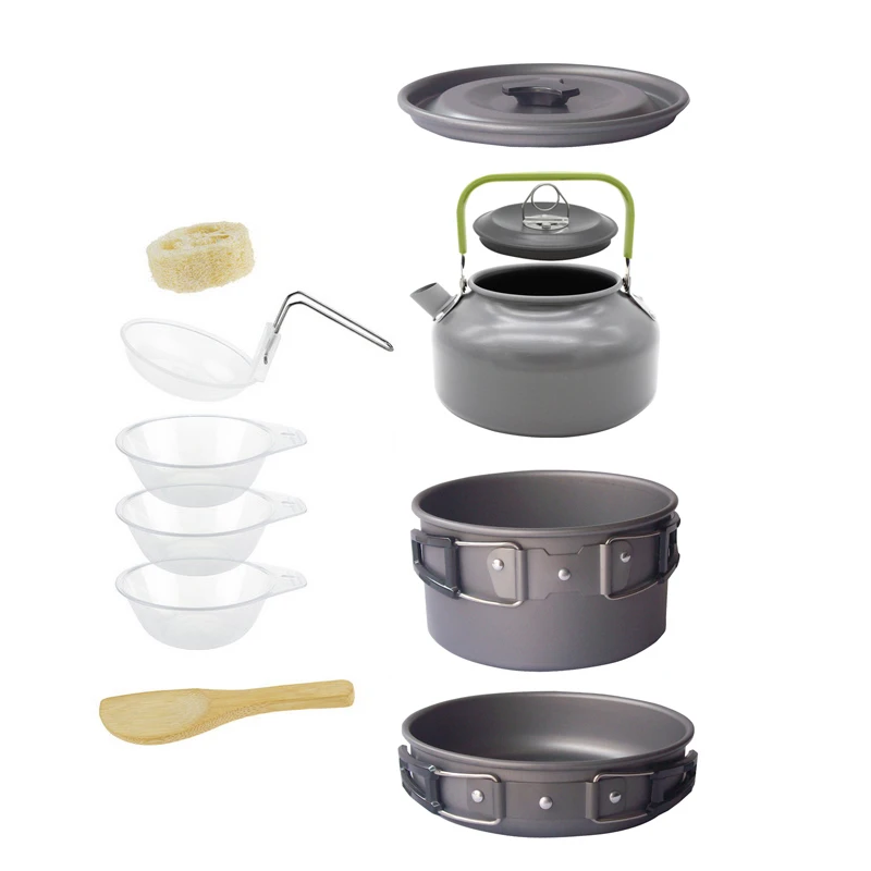 hiking cooking set