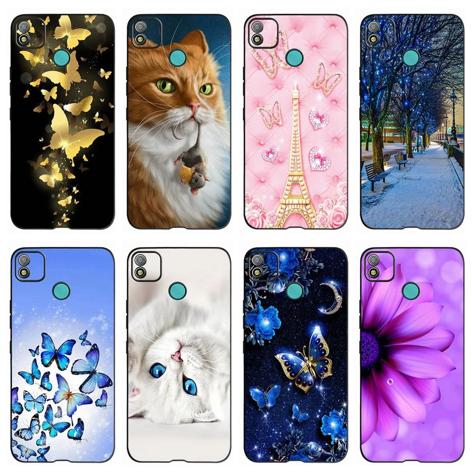 For Tecno Pop 4 Case Pop 4 5 Soft Silicone Cute Patterned Cover Phone Cases For Tecno Pop 5 Pop4 Air Back Cover Tecno Pop5 Funda Phone Pouches Aliexpress