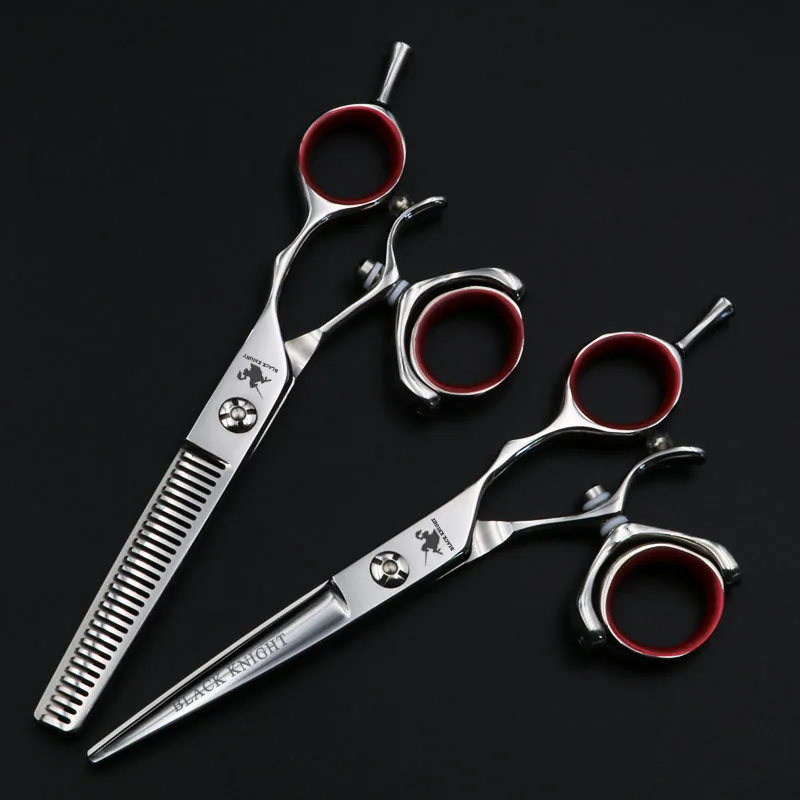 5.5/6 Inch Beauty Pet Scissors Dog Grooming Straight Cutting+Thinning Shears Kit for Animals Hair Scissors Japan440C