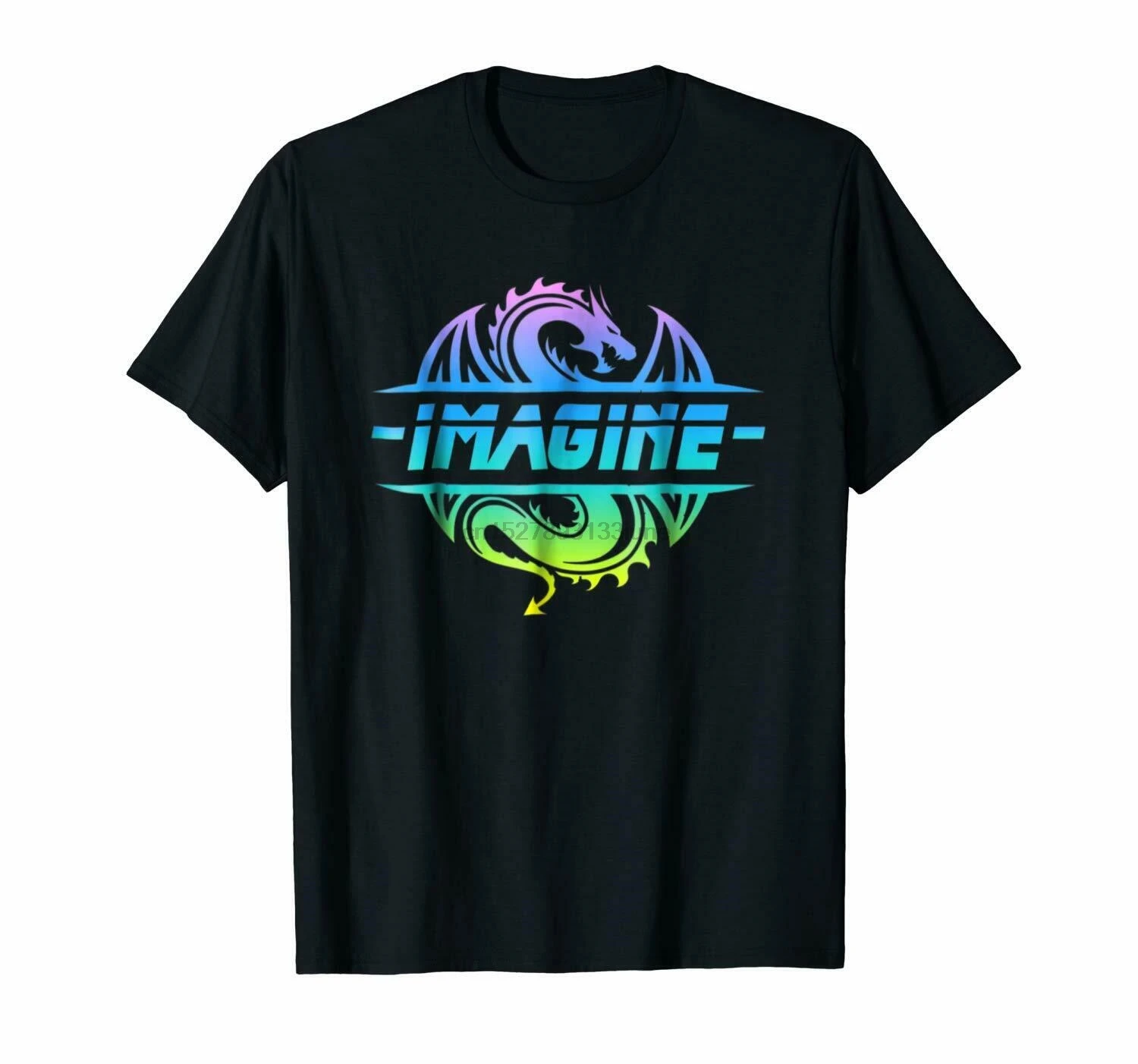 IMAGINE Fantasy Dragon Tattoo T Shirt 100% Cotton Men S-3XL asia Supplier TREND Original Tops Novelty | Мужская одежда