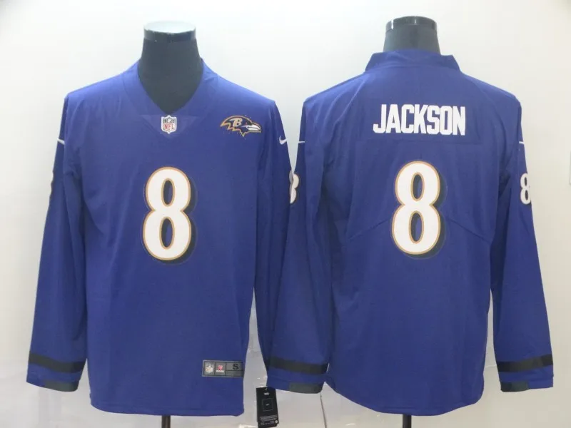 1 Men Baltimore Lamar Jackson C.J. Mosley Justin Tucker Vapor Untouchable Limited Ravens Jersey - Цвет: 1