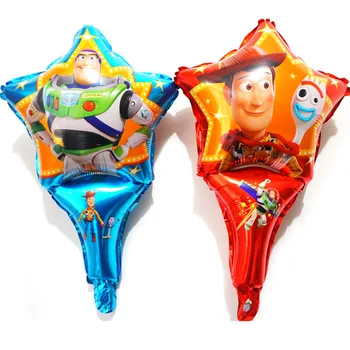 

200pcs/lot wholesale Lightyear woody hand cheering toy balloons for reseller