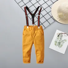 Детские повседневные брюки с перекрещивающимися краями, Детские эластичные хлопковые штаны, узкие обтягивающие штаны для малышей