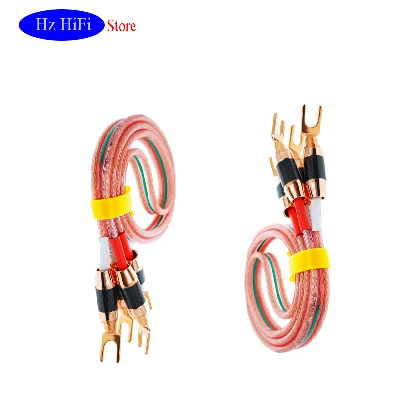 100 High Qua DIY HIFI Speaker Cable High end OFC Speaker Jumper Cables