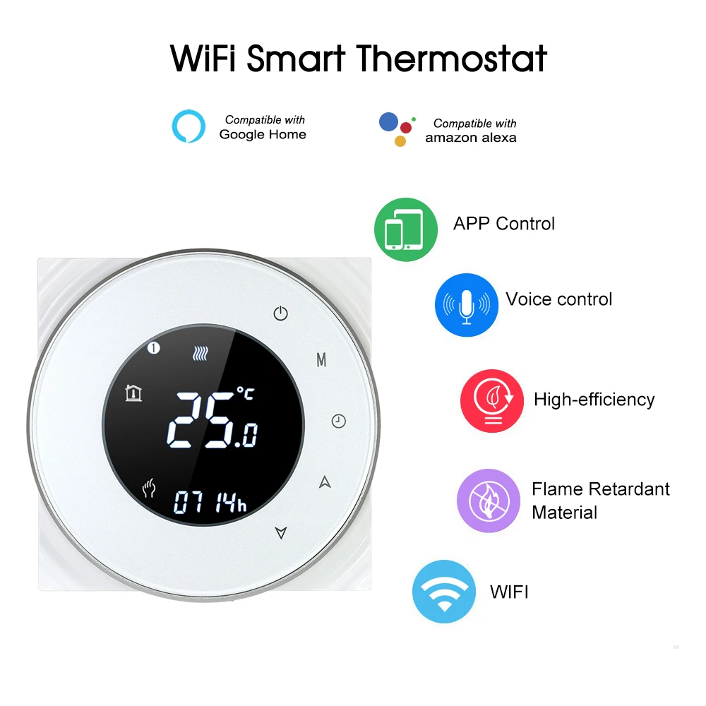 Termostato Wifi электрический подогрев пола Wifi термостат приложение контроль термостат контроль температуры Лер для Echo/Google Home/IFTTT