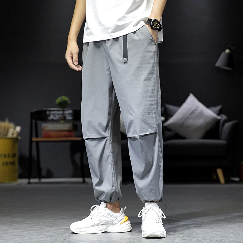 

2020 Spring Main Push Japanese-style Interior Large Size Thin Beam Leg Casual Capri Pants M-5x Hk19