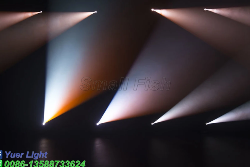 4 шт./лот 200 Вт Светодиодный прожектор движушийся головной свет с светодиодный кольцо 16CH Каналы сценическое праздничное освещение Master-Slave