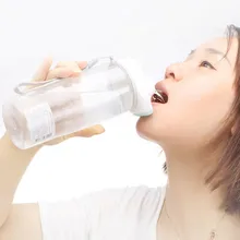 Спортивная бутылка для питьевой воды на открытом воздухе здоровая переносная дорожная Чашка 500 мл Термос Miniso