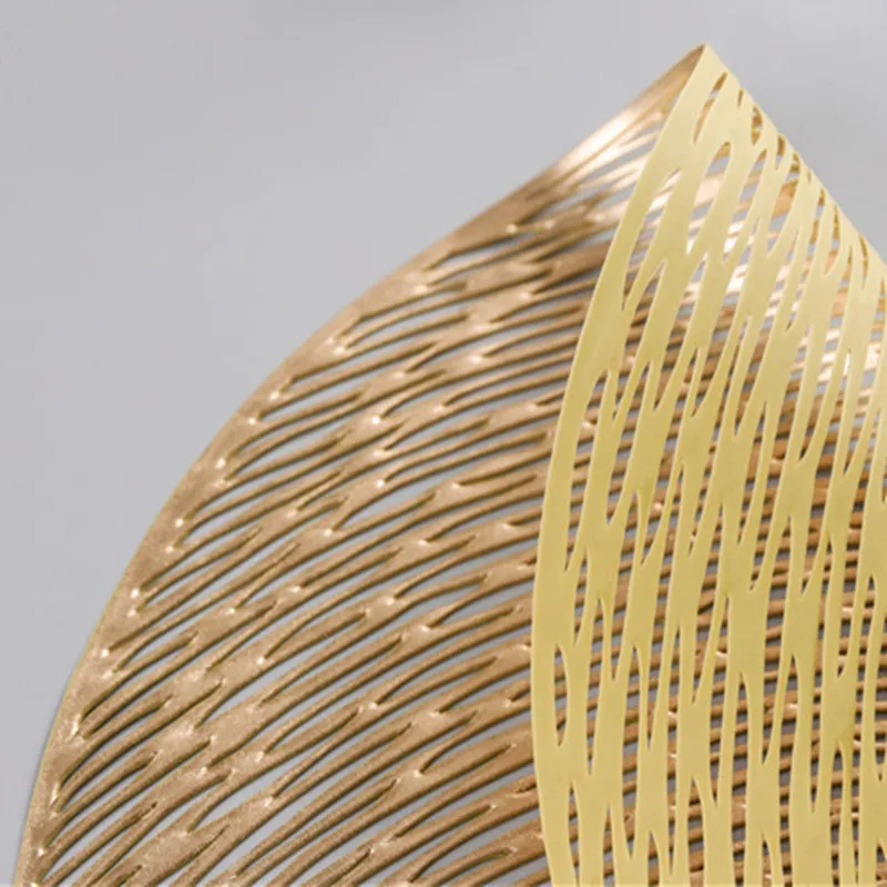 Table Mats Coasters Pad Round PVC Placemat Heat Wear Resistant Non - Slip Washable Individual