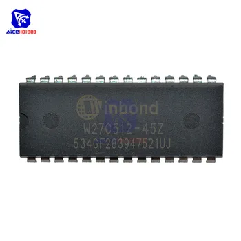 

diymore IC Chips W27C512 W27C512-45Z 28DIP IC EEPROM 512KBIT Original Integrated Circuits