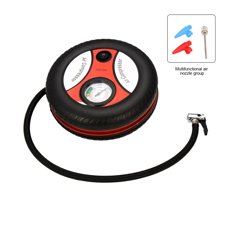 260PSI DC 12V Портативный электрический мини насос для накачивания шин воздушный