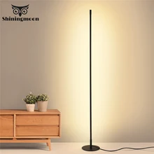 Скандинавский светодиодный напольный светильник с затемнением для гостиной прикроватный светильник для спальни прикроватный напольный светильник ing Stand лампа для помещений