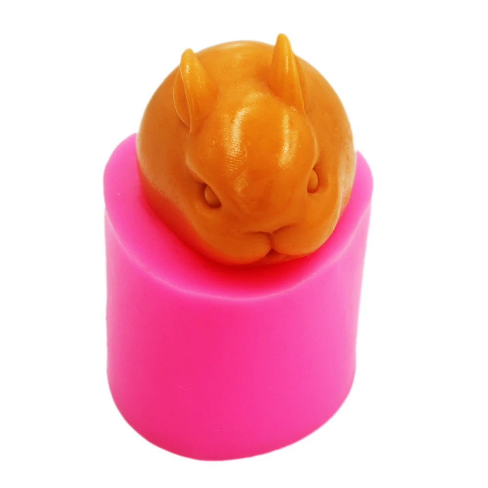 

Bunny Rabbit Silicone Soap mold silicone 3D Animal Molds handmade mould DIY Craft molds S643