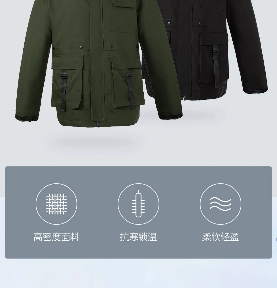 Новейший Xiaomi Youpin Uleemark Мужская оснастка хлопковая куртка оснастка стиль дизайн 3 м теплый бархат Удобная память ткань зима