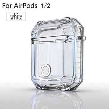 

Transparent Protective Case Soft TPU Silicone Cover Shell for airpods 1/2 Kit H55F
