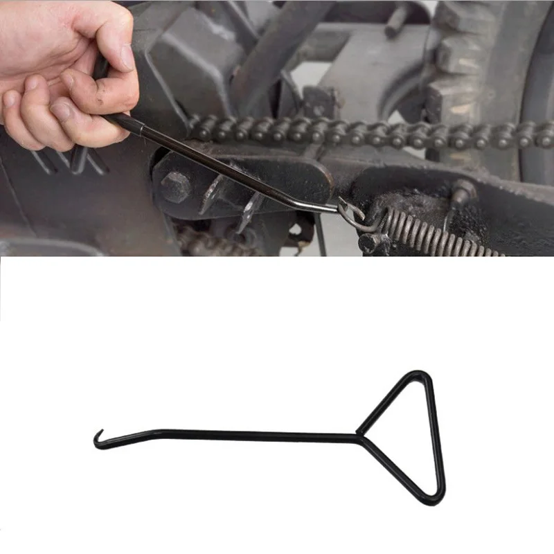 

Motorcycle Bicycle T-Handle Spring Hook Exhaust Stand Puller Stainless Steel Tools Motorcycle Accessories