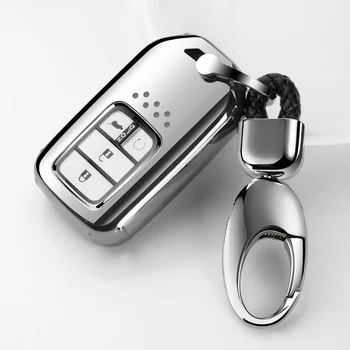 

TPU Remote Smart Full Cover Car Key Case For Honda Civic 2017 H-RV Accord Pilot CR-V City Odyssey Fit Freed Vezel Jazz 2013-2017