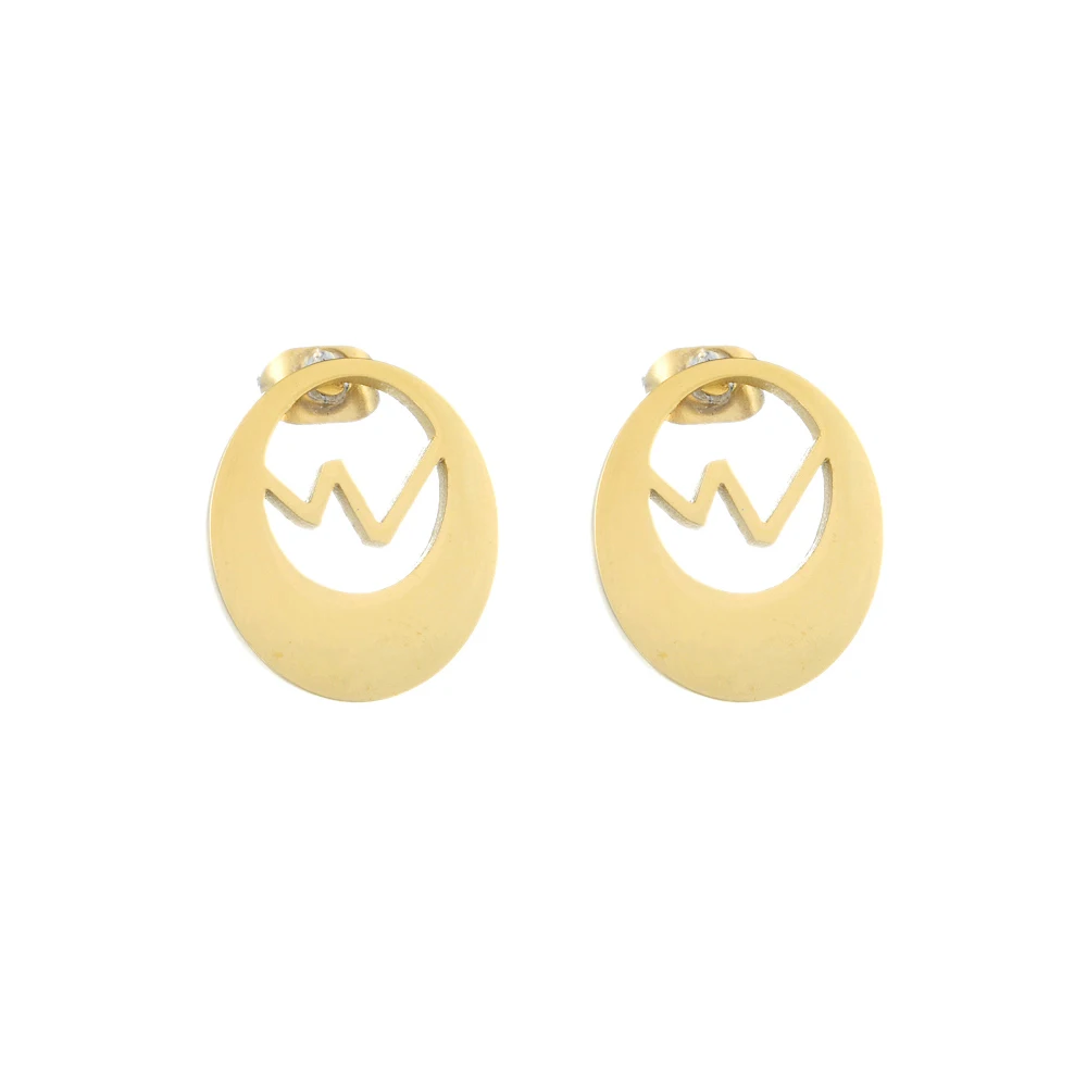 

053 Jewelry Set For Women Silver & Gold Color Round Design Necklace Stud Earrings Party Jewelry 2020