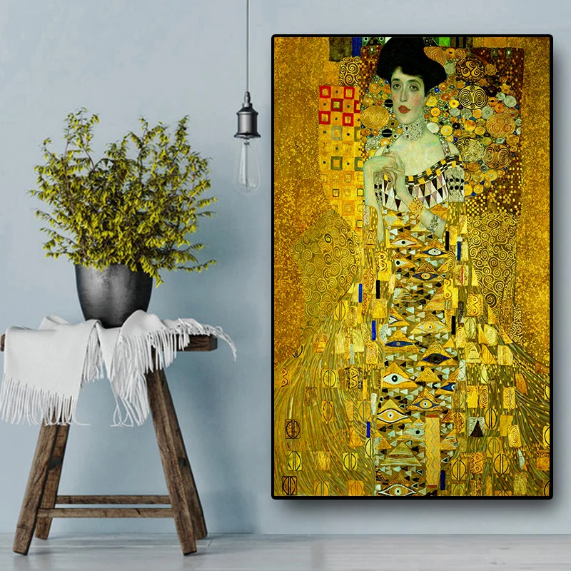 

Modern Classic Artist Gustav Klimt Oil Painting on Canvas Posters and Prints Cuadros Wall Art Pictures For Living Room