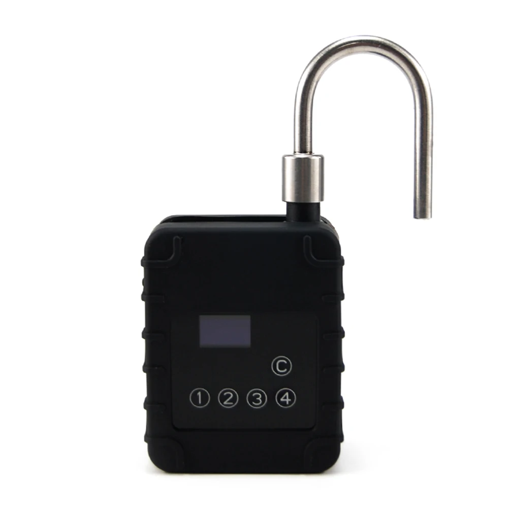 US $306.00 High Security Keyless Bluetooth PadLock GPS Smart Container Seal Real Time Remote Control Password Monitoring Shipping Locks