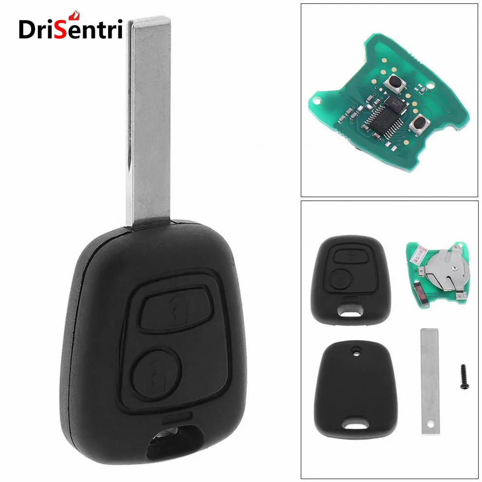 

2 Buttons Remote Car Key with PCF7961 Chip and HU83 Blade for Citroen 73373067C / Peugeot 307 New Listing