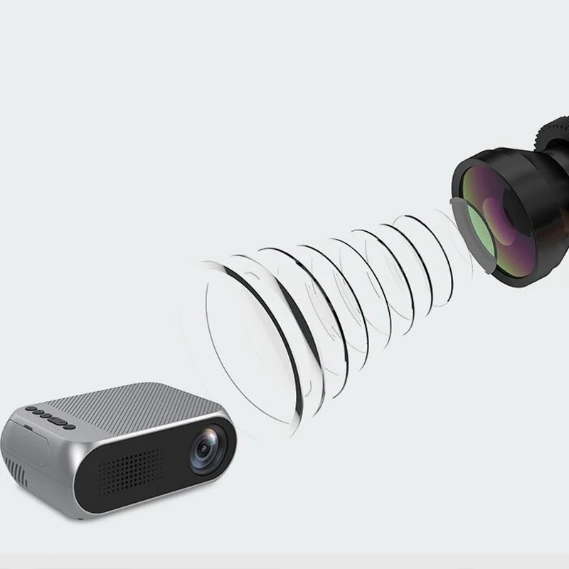 

Mini Household Projector HD 1080P LED Multi-media Home Theater Projector OC-shipping