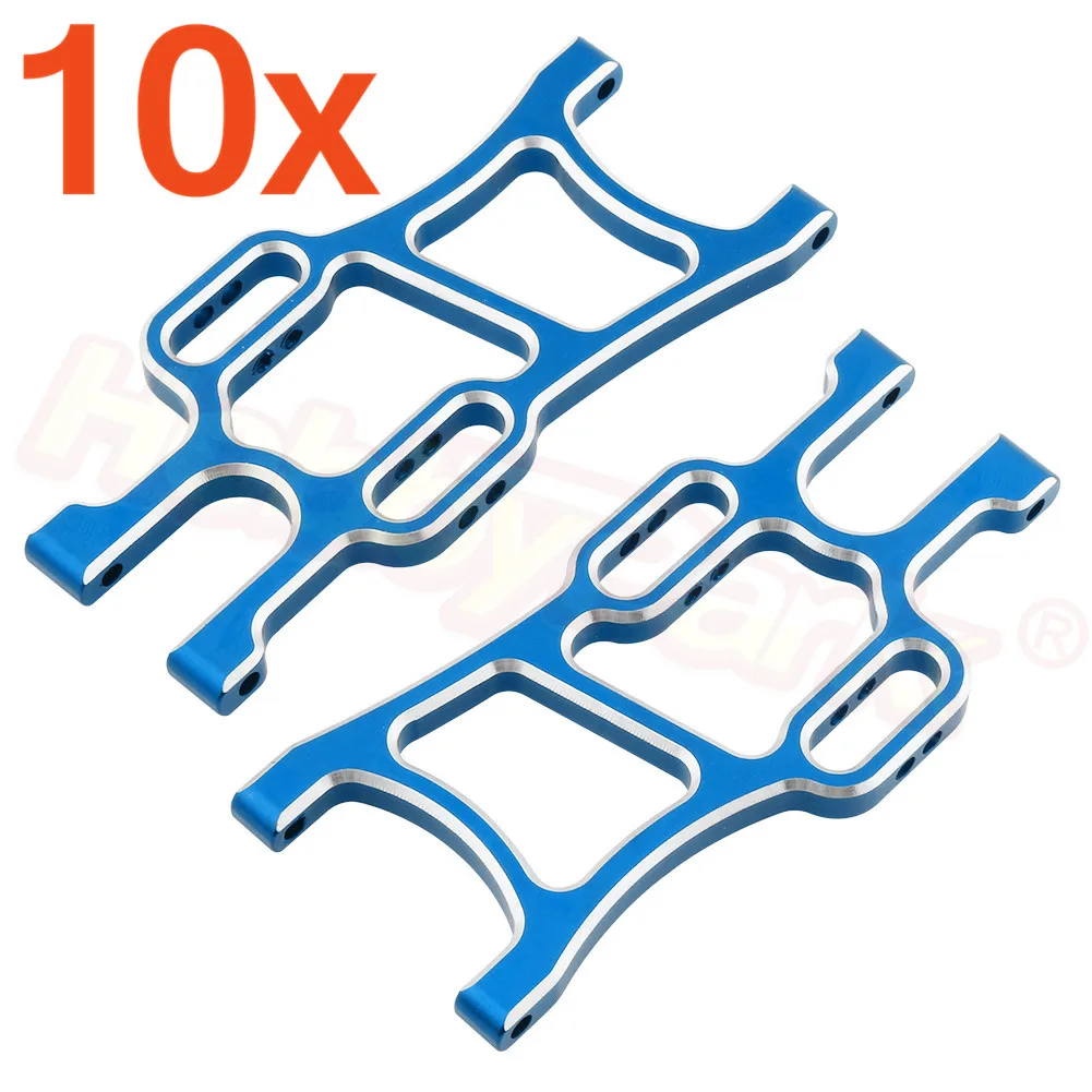 

10Pairs 108021 Alum Rear Lower Suspension Arms 08056 For HSP Redcat Exceed 1/10 Monster Truck 94108 94111 Blue / Purple