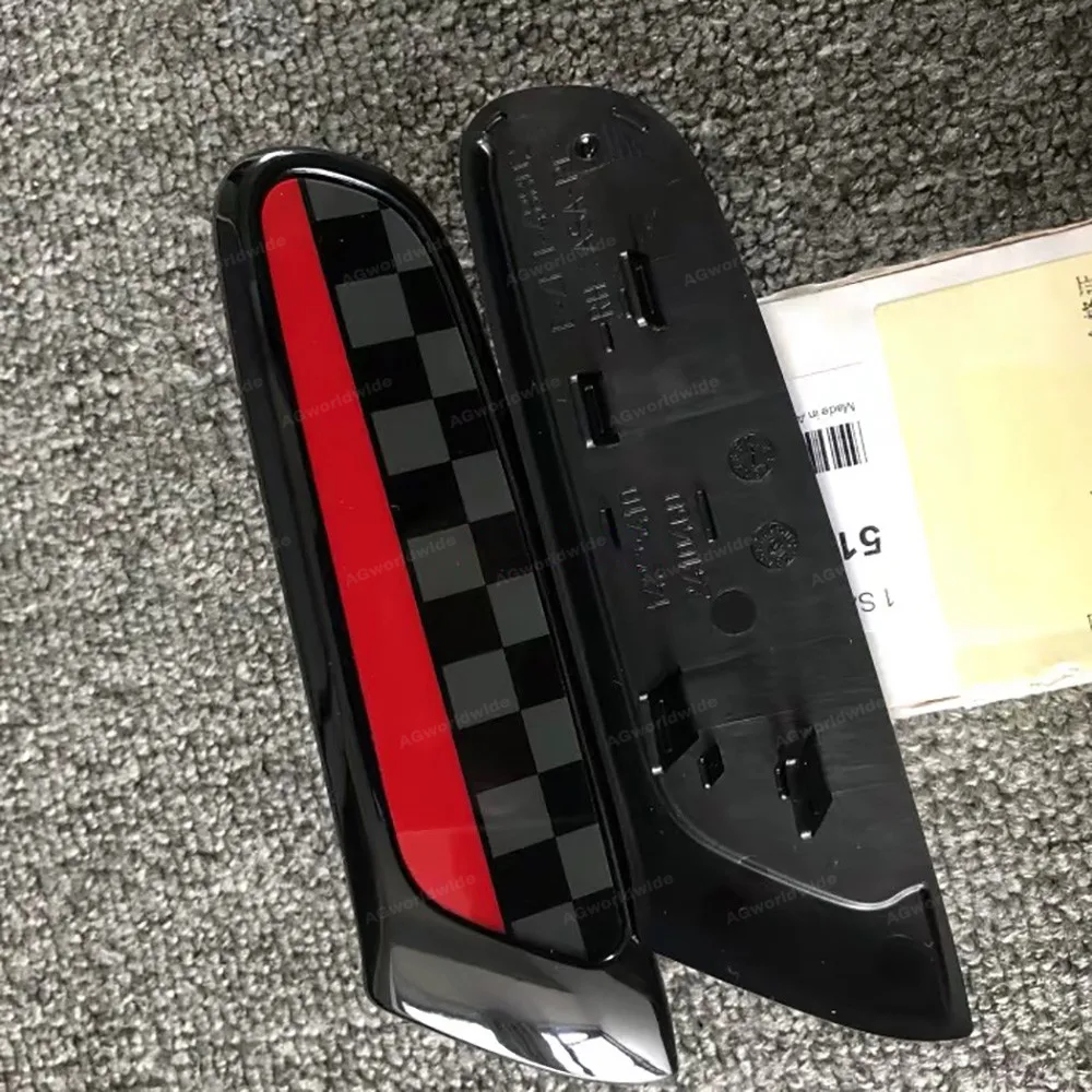 Для Mini Cooper F55 F56 F57 2013- маленькая боковая вставка JCW клетчатая пара 51132410456
