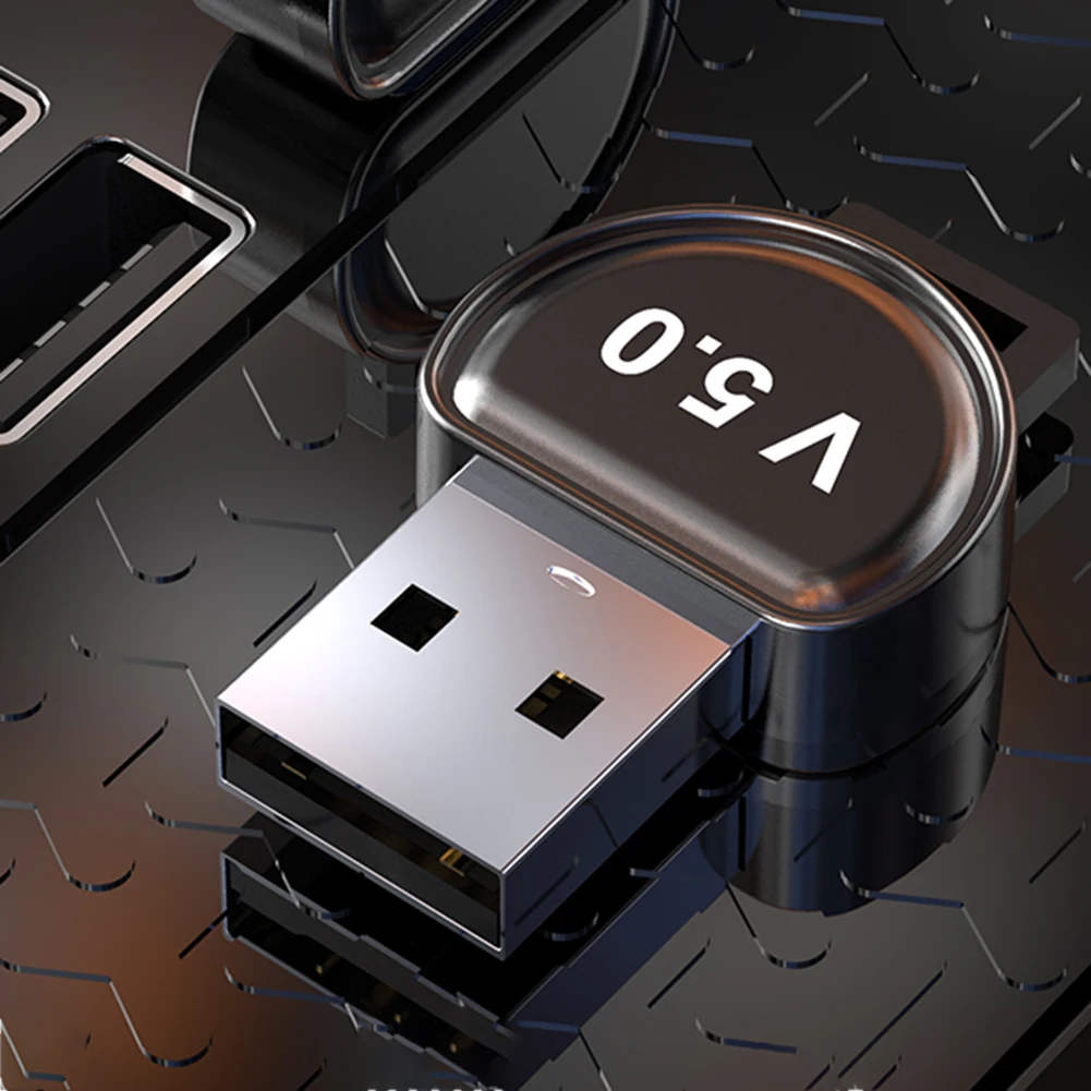 Адаптер 5 0 мини USB-ключ компьютер USB-приемник аудио музыка синий зуб передатчик