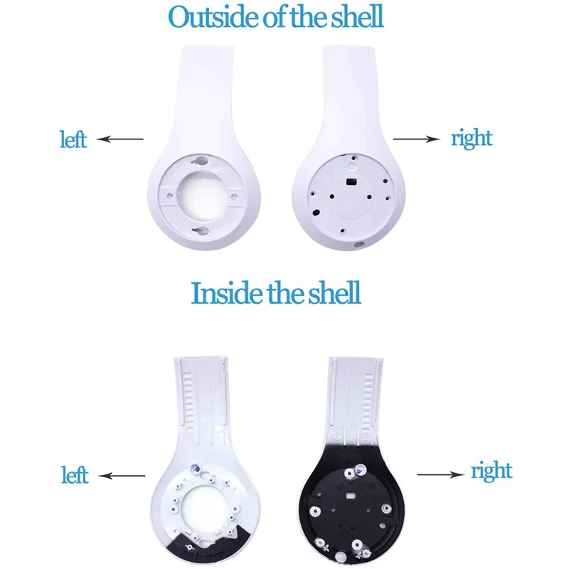 1 Pair Earphone Outer Shell Reoplacement for Beatse Studio 3 3.0 Studio3 Wireless Headphones Repair Parts