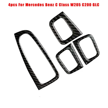 

Replacement Carbon Fiber Sticker 1 Set of For Mercedes Benz C-Class W205 C180 C200 C300 GLC
