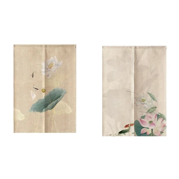 

2pcs Noren Tapstry Door Curtain Doorway Drape Home Fengshui Curtains 33x59"