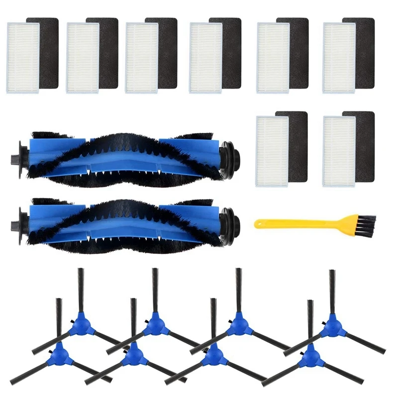 

Replacement Parts for Eufy Robovac 11S, Robovac 30, Robovac 15C Vacuum Cleaner Filters, Side Brushes,Rolling Brush