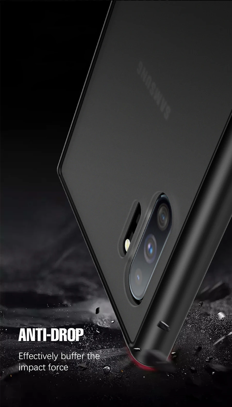 Противоударный силиконовый чехол для телефона для samsung Galaxy S8 S9 S10 Plus Note 10 Pro 9 8 A10 A40 A50 A70 A10S A50S A70S матовая накладка на заднюю панель