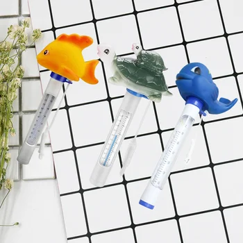 

Adorable Swimming Pool Thermometer Cartoon Floating Thermometer Water Temperature Thermometer (Random Style)